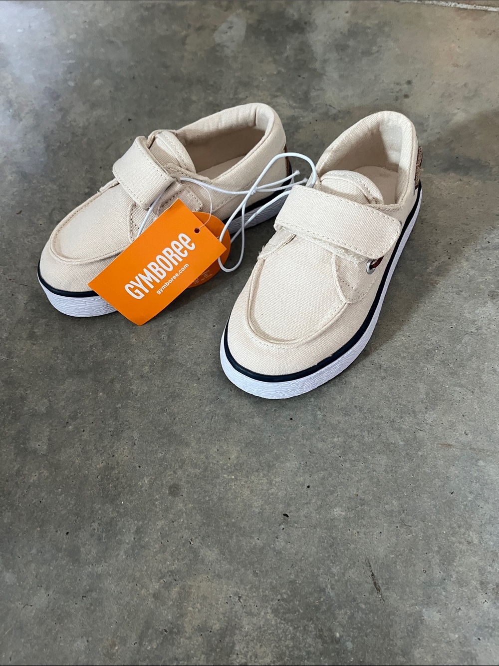 Gymboree Canvas Boat Shoe Sneakers in Beige size toddler 8
